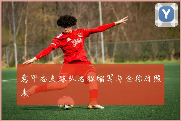 意甲各支球队名称缩写与全称对照表